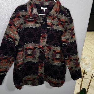 Maurices aztec print jacket